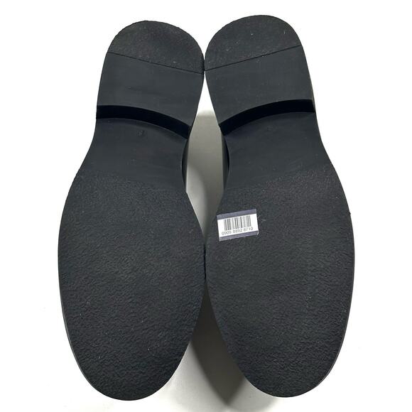 M By Bruno Magli Elle Black Patent Leather Platform Loafer Womens 8M New $350 - Picture 10 of 10